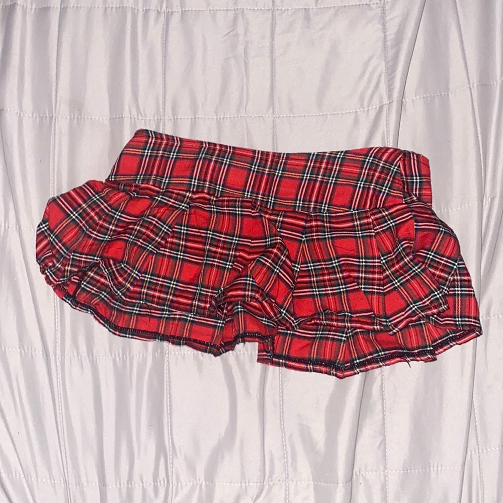 Plaid Mini Skirt